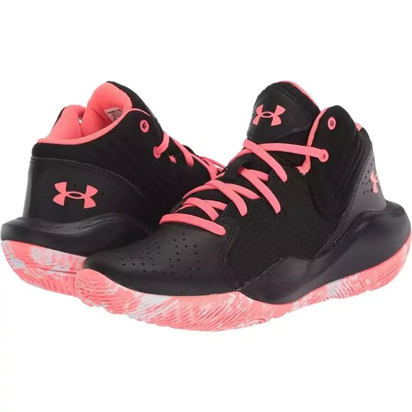 NEW Under Armour UA Jet High Top Ankle Grade School Basketball Gym Sneaker Shoes - Picture 1 of 6